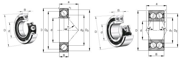 SKF  3208A-2Z 